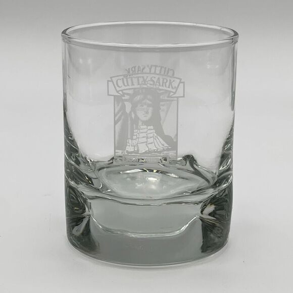 Set of 4 CUTTY SARK One Size Clear Scots Cocktail Whiskey Glasses High Ball NWOT - Picture 5 of 10